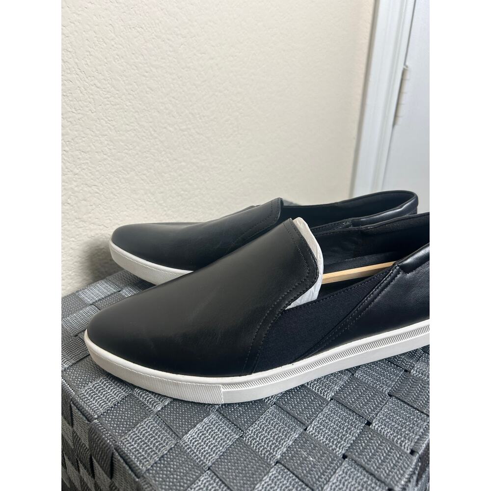 NEW 27 Edit Naturalizer Tyra Slip On Women's Size 7.5 Black Leather Shoes Office - Picture 7 of 13